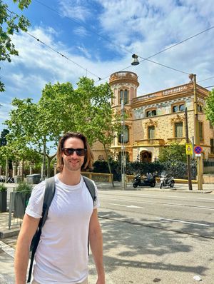 Selfie of Richard Butler in Barcelona